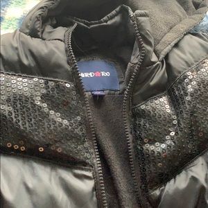 A Hint of Glam with Sequins & Style in a warm coat